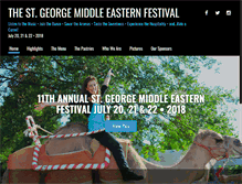 Tablet Screenshot of mideastfest.com